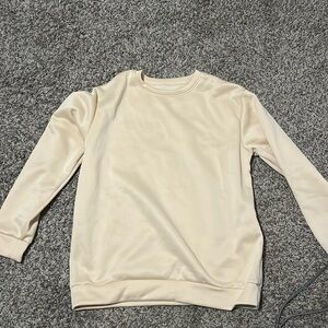 Tan/Cream Casual sweatshirt